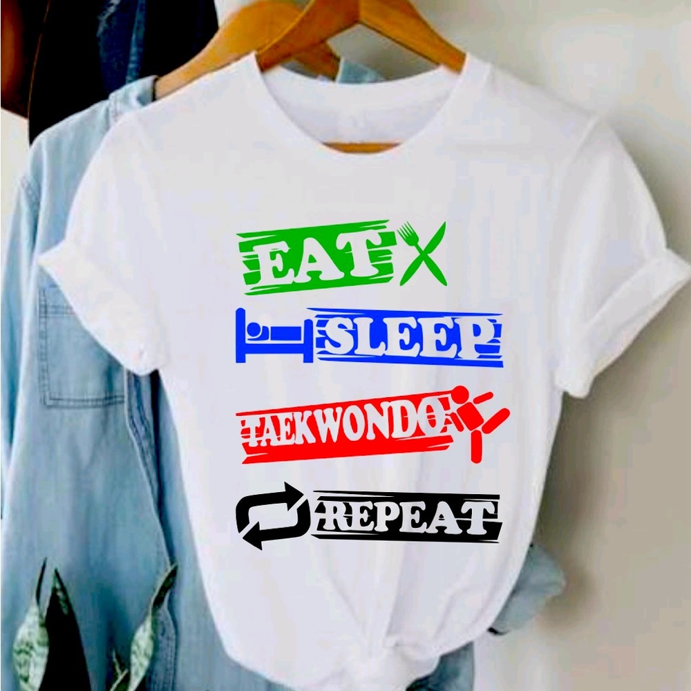 Taekwondo martial arts t-shirt unisex